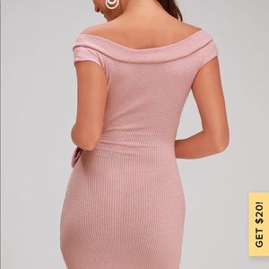 Lulu's Dresses - Lulus pink wrap dress Lulu's Dresses - Lulus pink wrap dress